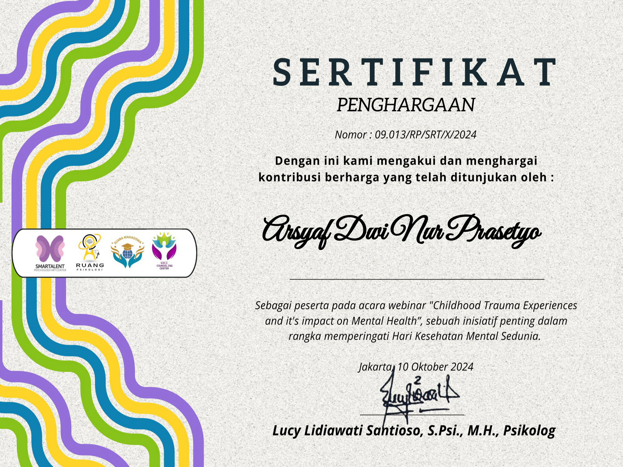 Sertifikat 13